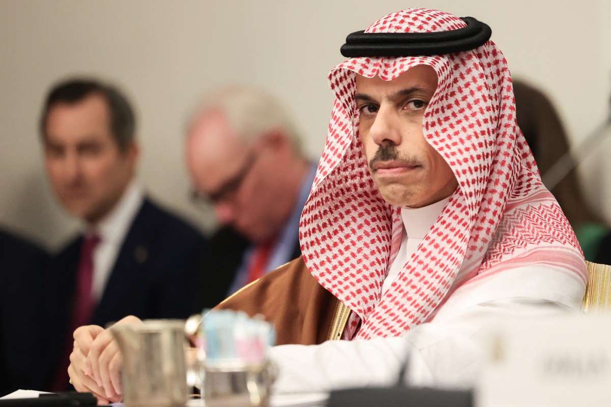 Saudi Arabia's Foreign Minister Prince Faisal bin Farhan Al Saud. (File/AFP)