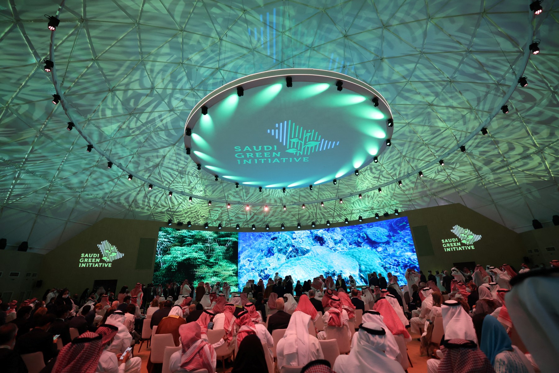 The SGI Forum 2024 will coincide with the 16th session of the Conference of the Parties, or COP16, of the United Nations Convention to Combat Desertification, or UNCCD. (File/AFP)