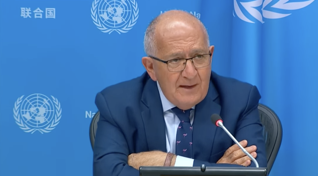 Speaking at the UN headquarters in New York, Chris Sidoti said ongoing violence was planting seeds for future hostilities and emphasized the disproportionate impact on children. (Screenshot/UNTV)