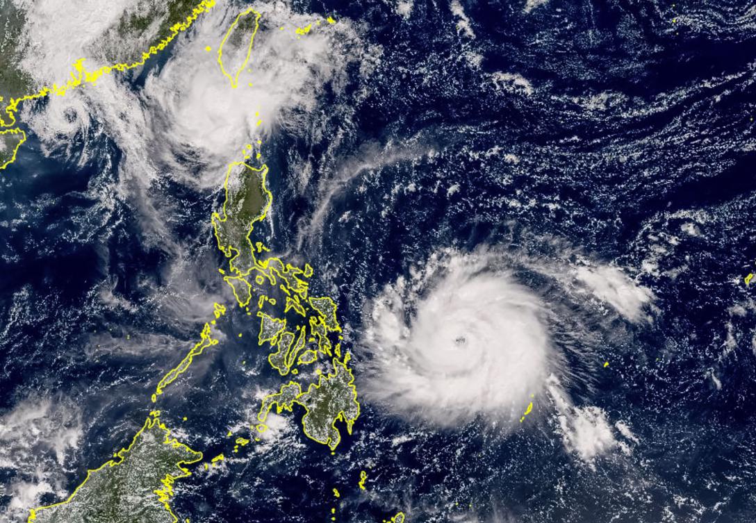 Typhoon Usagi blew out of the Philippines early Friday as another dangerous storm drew closer. (AFP)