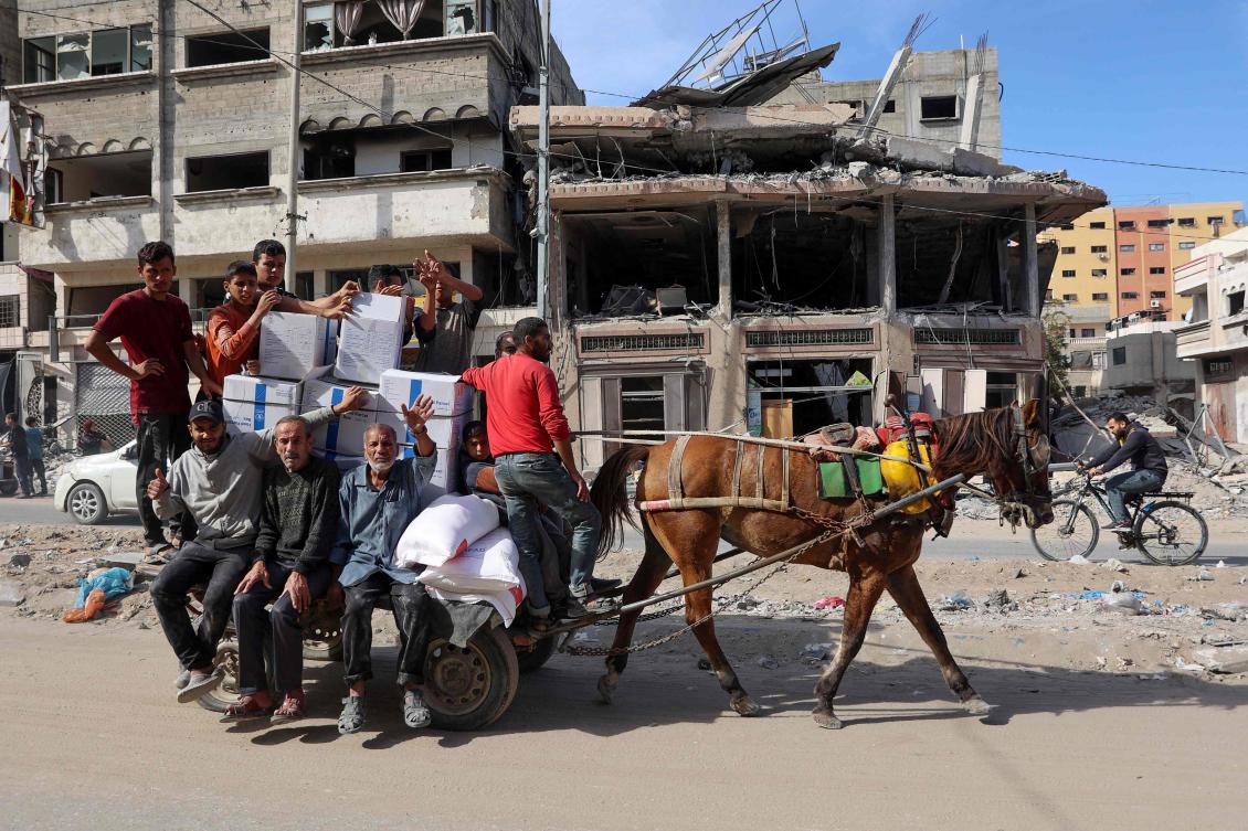 Aid access in Gaza is at a low point with deliveries to parts of the besieged north of the enclave all but impossible, a UN humanitarian official said on Friday. (AFP)