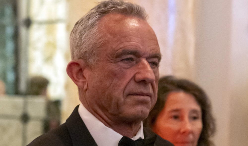 Robert F. Kennedy Jr. arrives before President-elect Donald Trump speaks during an America First Policy Institute gala at his Mar-a-Lago estate, Thursday, Nov. 14, 2024, in Palm Beach, Fla. (AP)