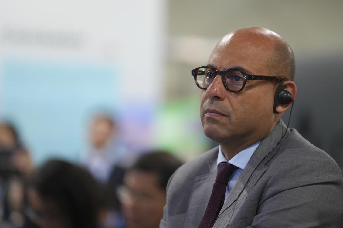 UN Framework Convention on Climate Change Executive Secretary Simon Stiell said the COPP 29 summit ‘must send crystal clear global signals’. (AP)