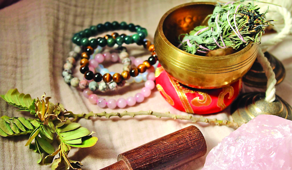 Mawadda’s serene collection of crystals and spiritual tools, offering moments of peace and introspection in a fast-paced world. (Supplied)
