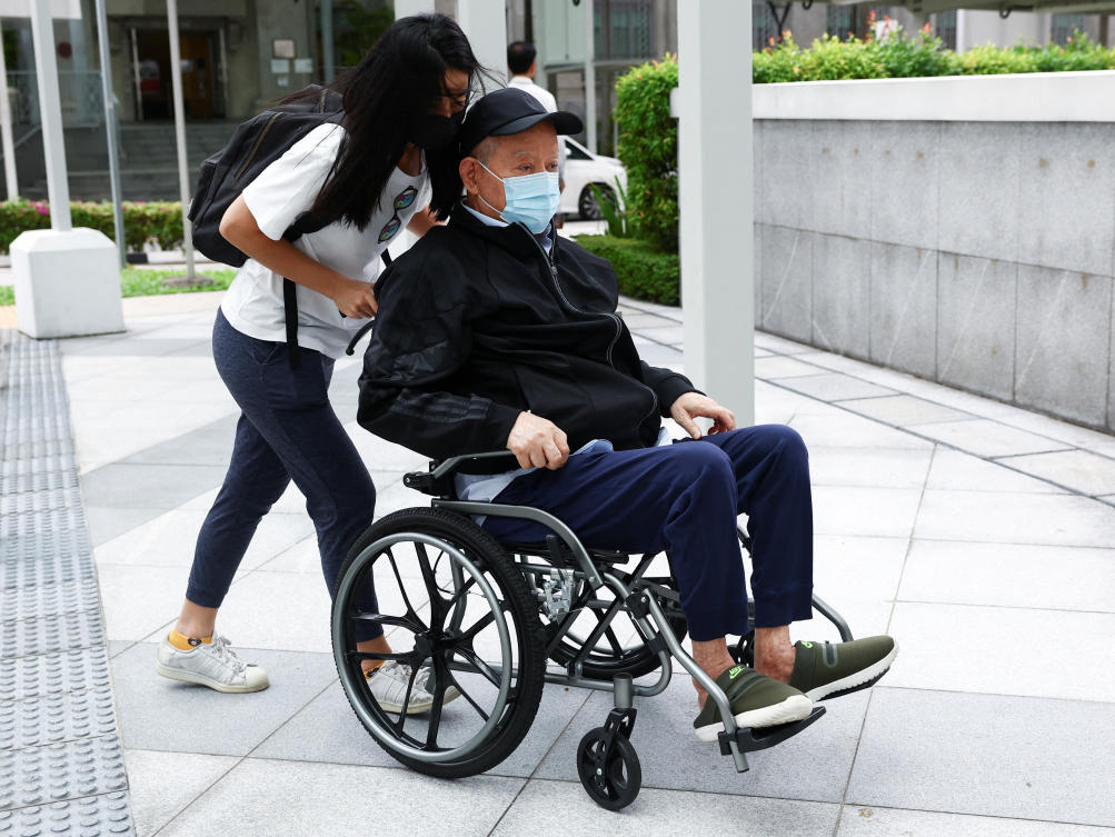 Lim Oon Kuin faced a total of 130 criminal charges involving hundreds of millions of dollars, but prosecutors tried and convicted him on just three. (Reuters)