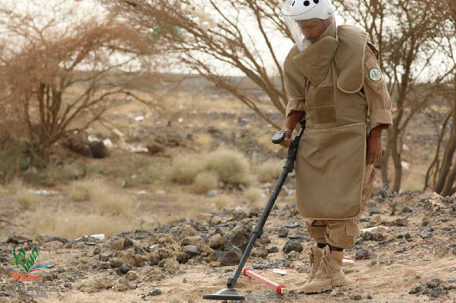 The initiative trains local demining engineers and provides them with modern equipment. (Supplied)