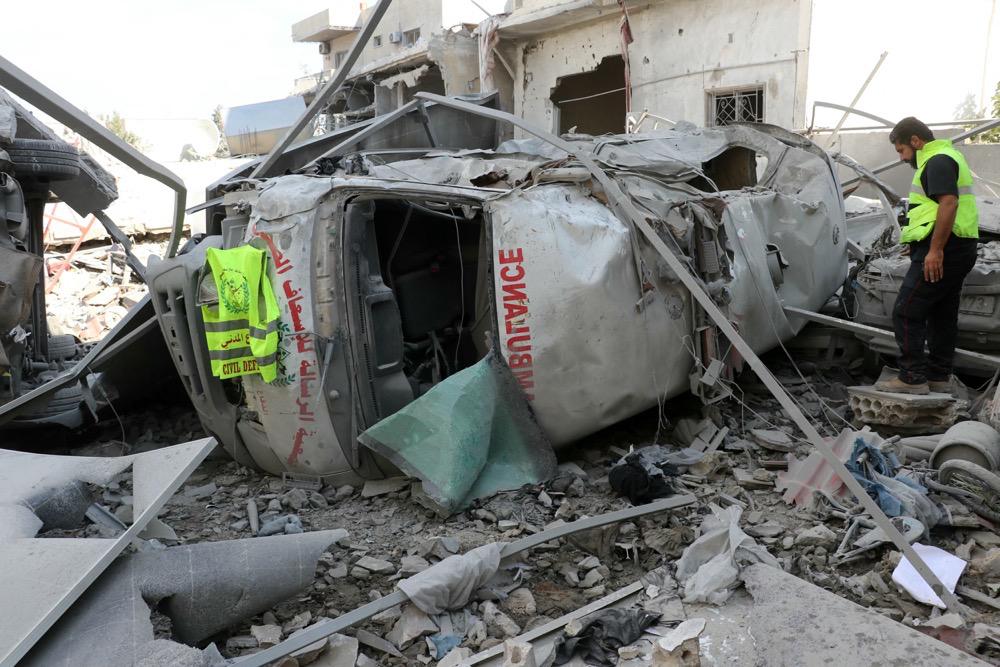 IDF has not denied targeting ambulances in south Lebanon. (AFP)