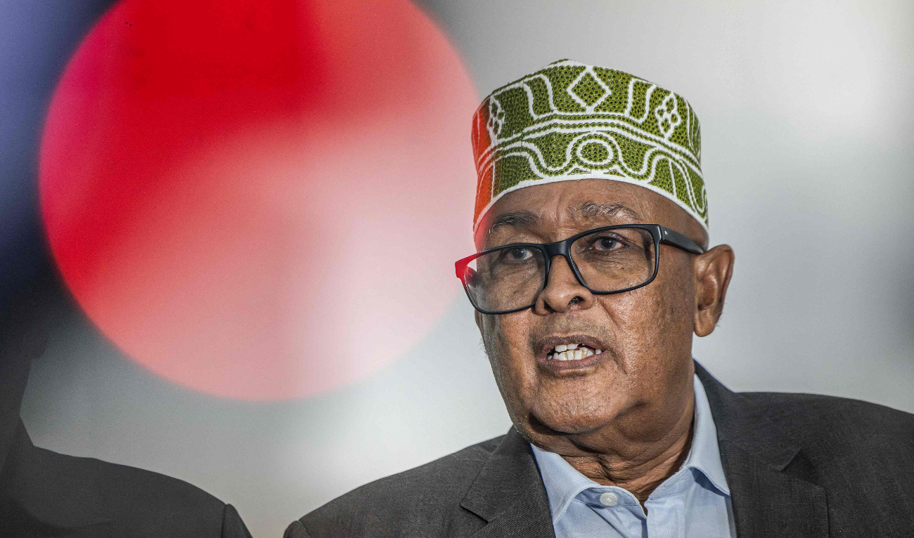 Abdirahman Cirro, leader of the opposition Waddani party, won 64 percent of the vote against incumbent President Muse Bihi Abdi’s 35 percent. (AFP/File)