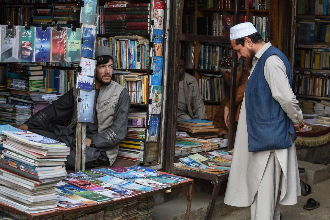 Authorities have not gone from shop to shop checking for banned books, an official with the provincial information department and a Herat bookseller said. (AFP/File)