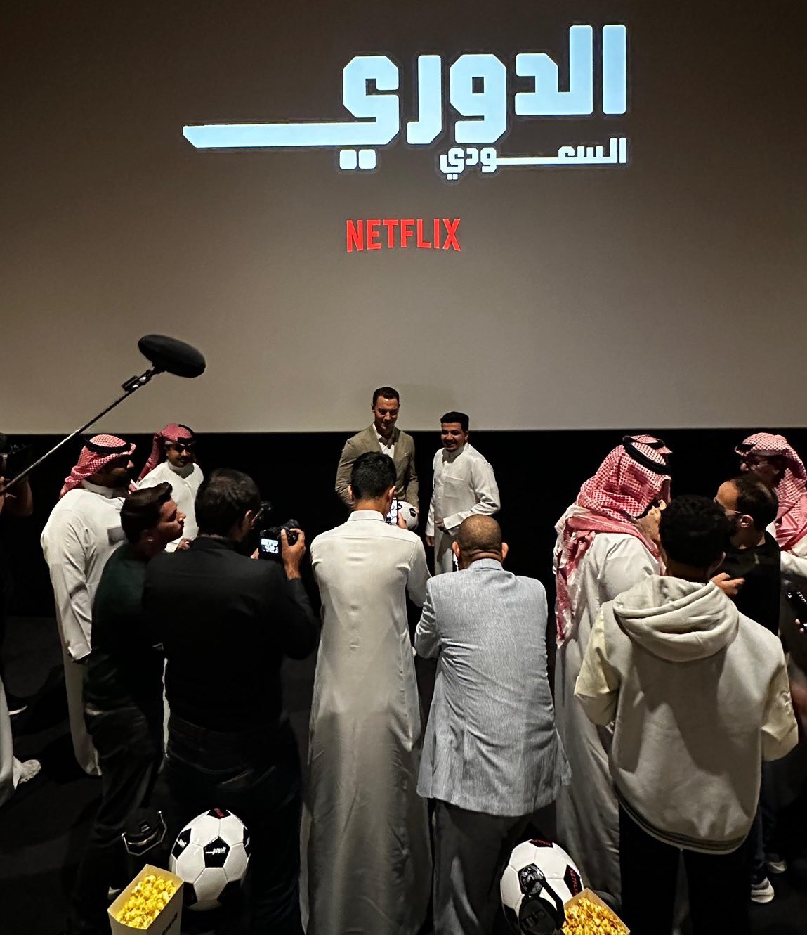 Al-Ahli coach at the exclusive Jeddah screening of Netflix’s new docuseries “Saudi Pro league: Kickoff.” (Supplied)