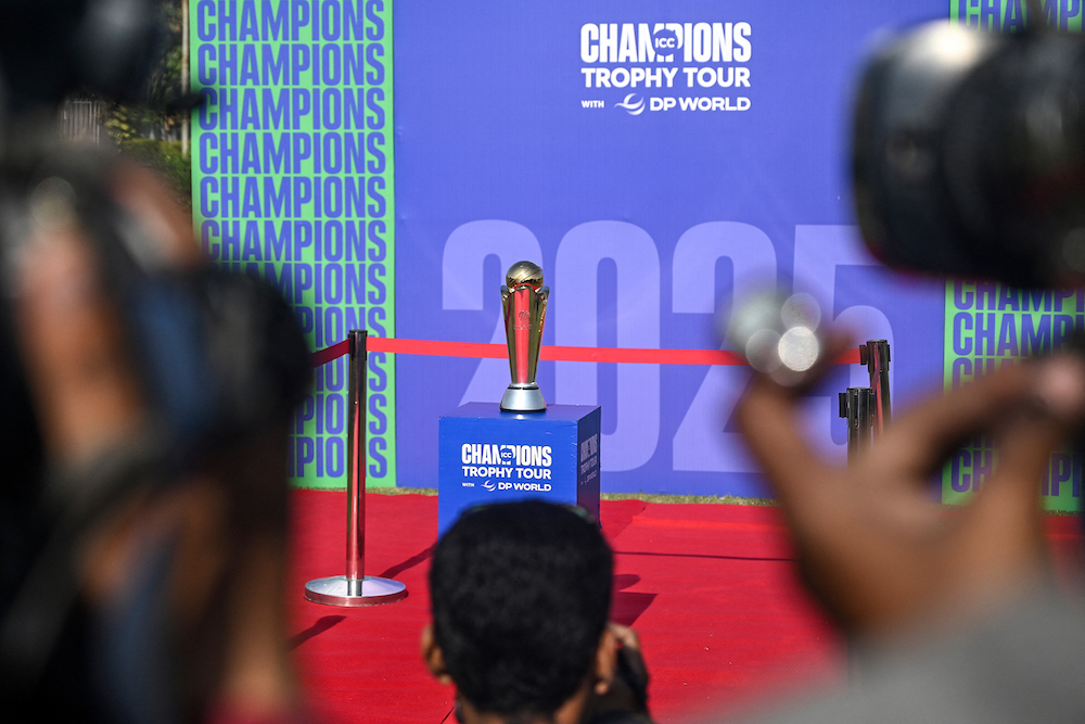 Ever since the International Cricket Council announced in November 2021 that Pakistan would host the 2025 Champions Trophy, trouble has been brewing. (AFP)