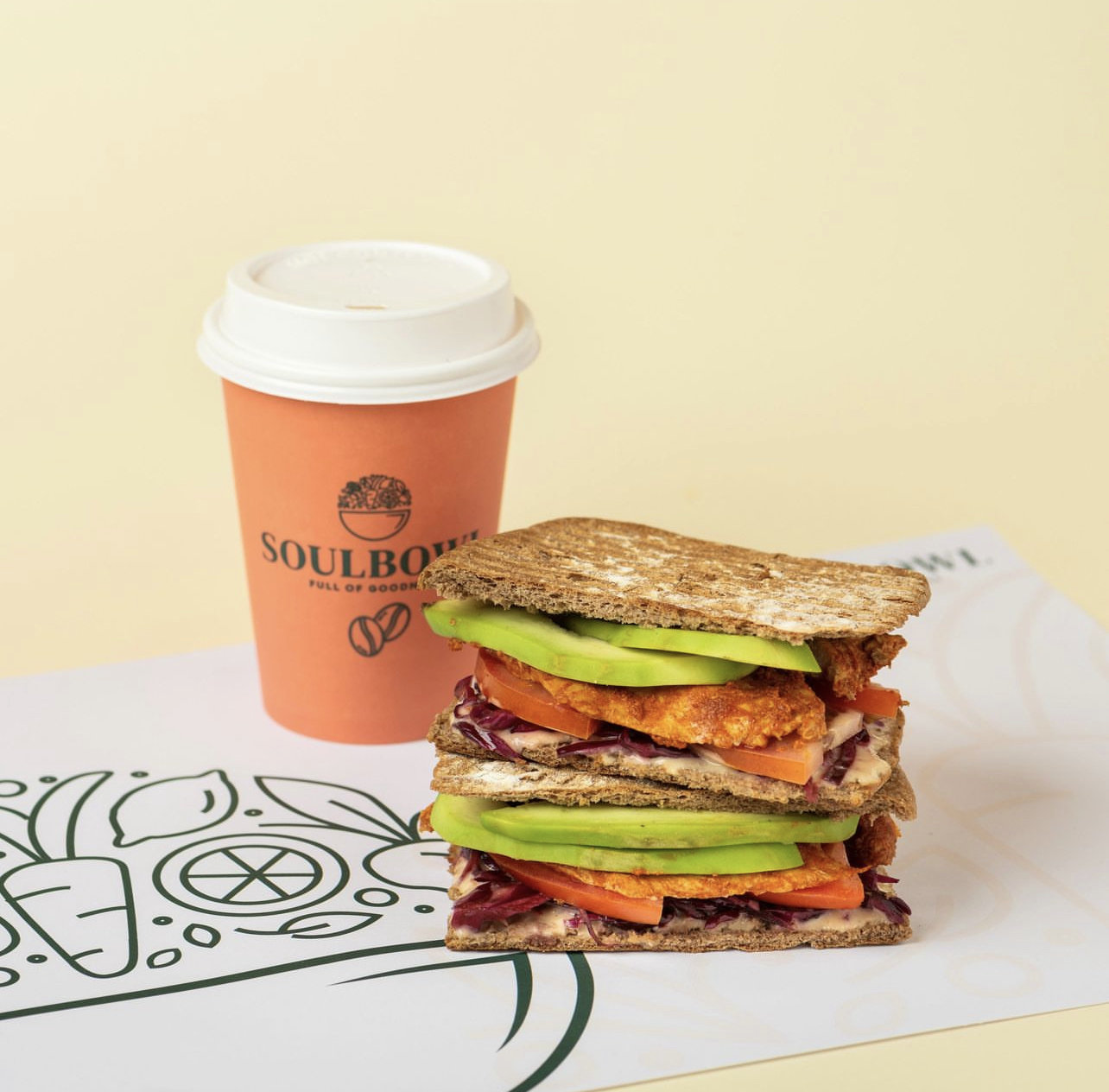 Soul Bowl offers nutritious bowls and sandwiches. (AN photo by Tamara AboAlsaud)