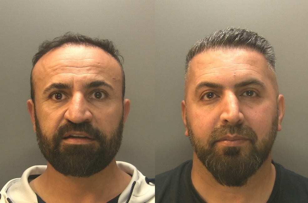 Dilshad Shamo and Ali Khdir pleaded guilty at Cardiff Crown Court for their roles in a human trafficking ring. (Supplied)