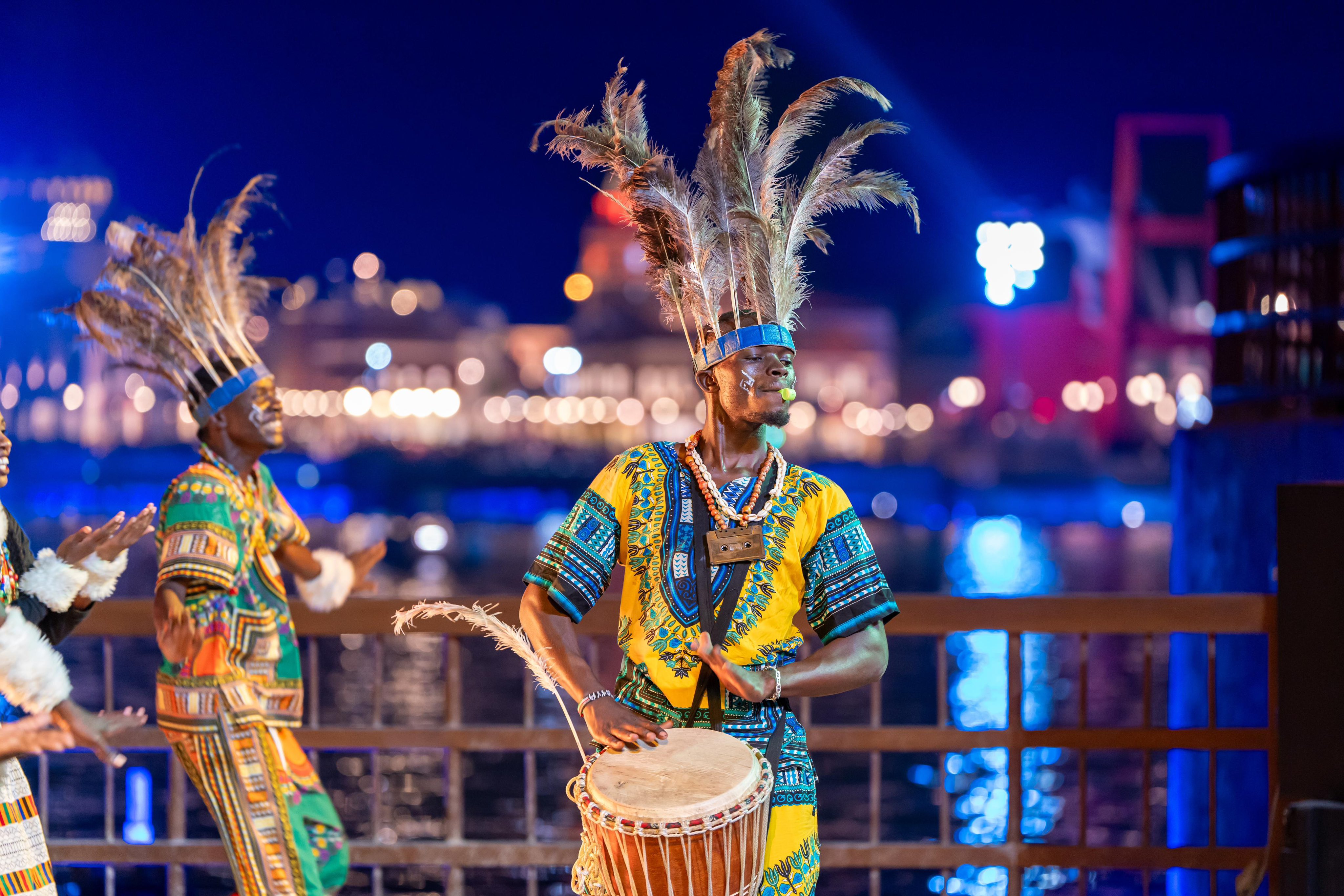 The event featured activities for all ages, and guests were welcomed by the beats of African drums and live DJ performances, setting an energetic tone for the evening. (File photo)