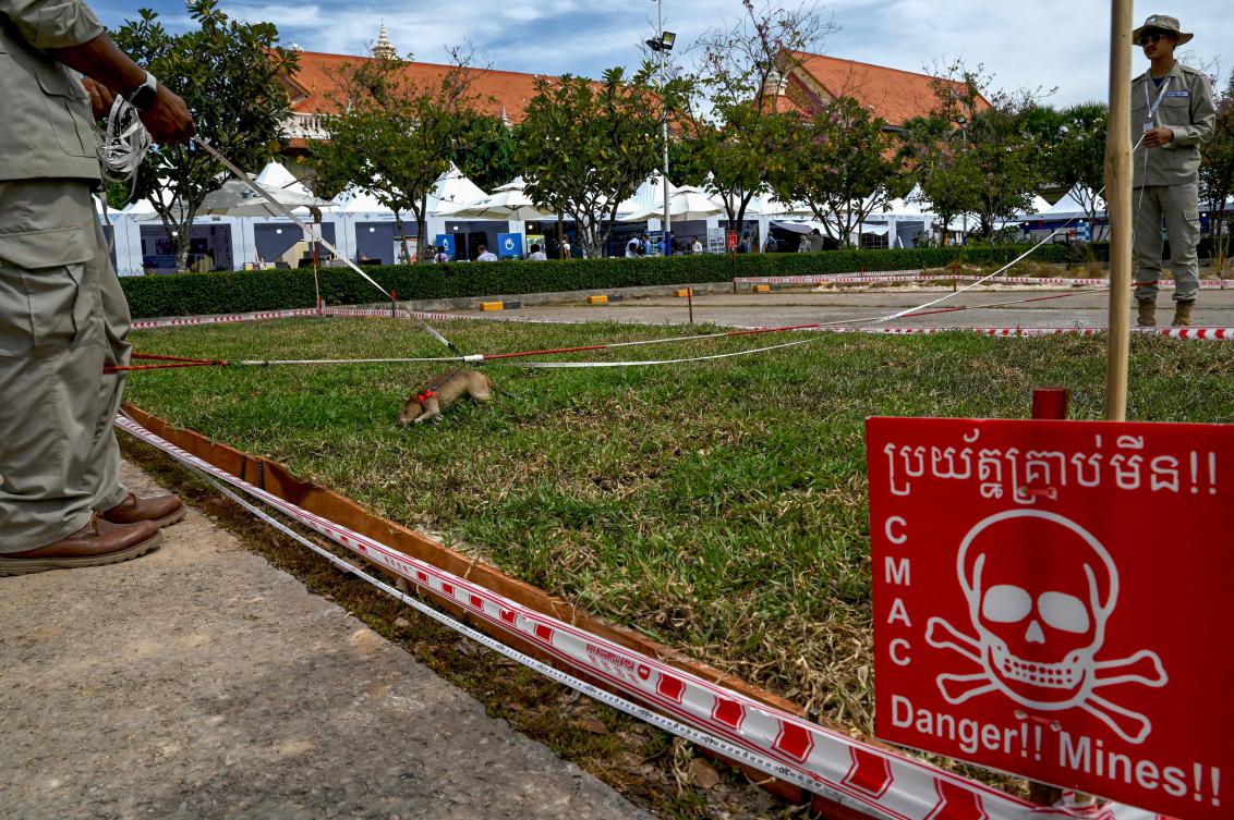 The United States, which has not signed up to the treaty, said last week it would transfer land mines to Ukraine. (AFP)