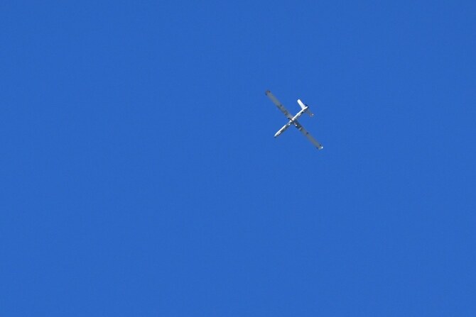 The Israeli military said on Wednesday it shot down a drone that was carrying weapons and crossed from Egypt to Israel. (AFP/File)