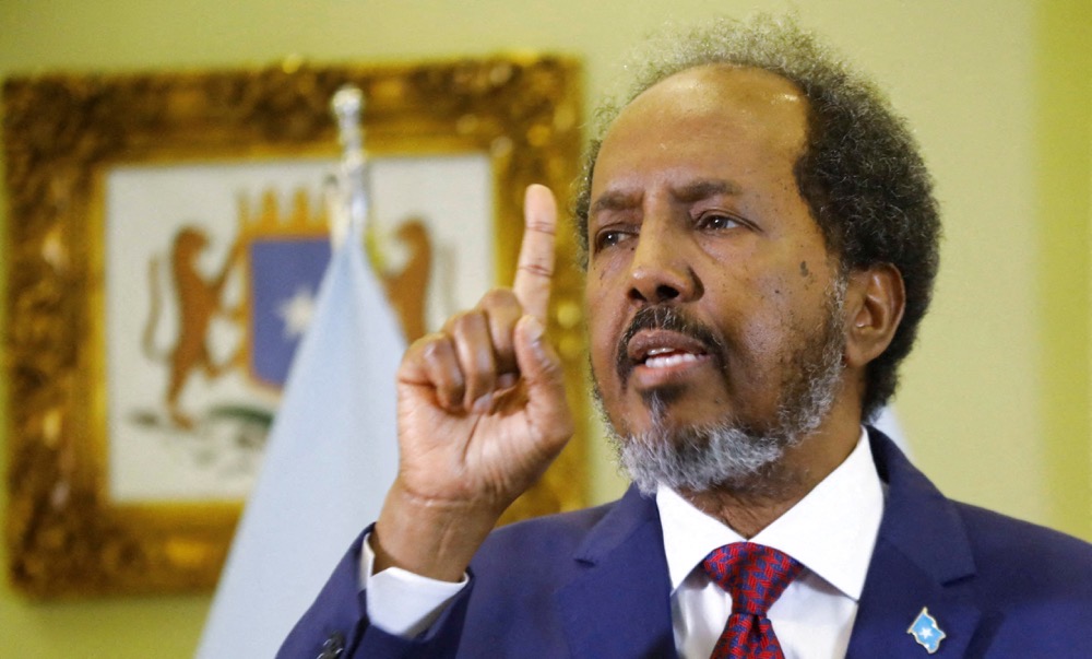 President Hassan Sheikh Mohamud. (Reuters)