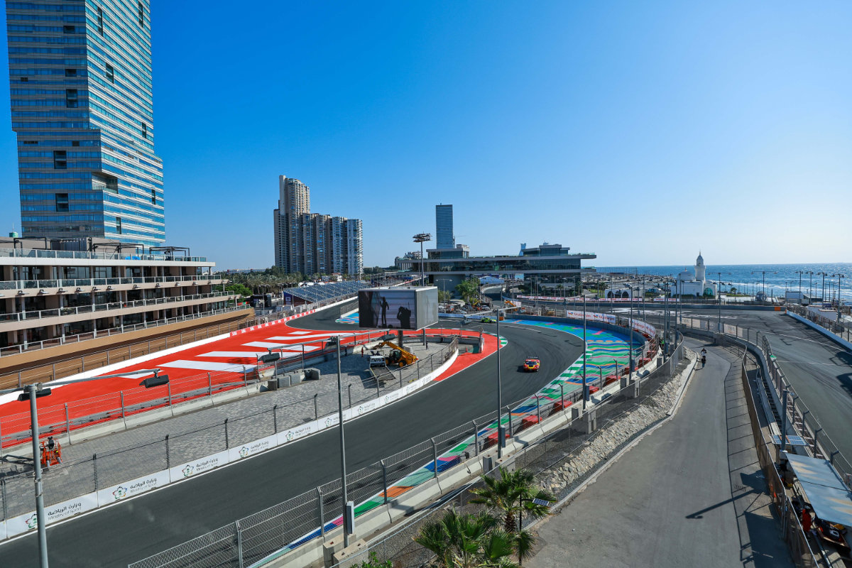 SAL Jeddah GT 2024 race continues at Jeddah Corniche Circuit