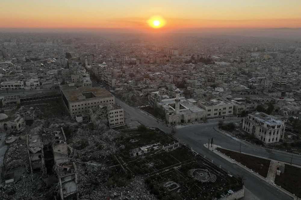 The Syrian military said on Saturday that dozens of its troops had been killed during a militant attack in northwestern Syria and that militants had managed to enter large parts of Aleppo city. (AFP)