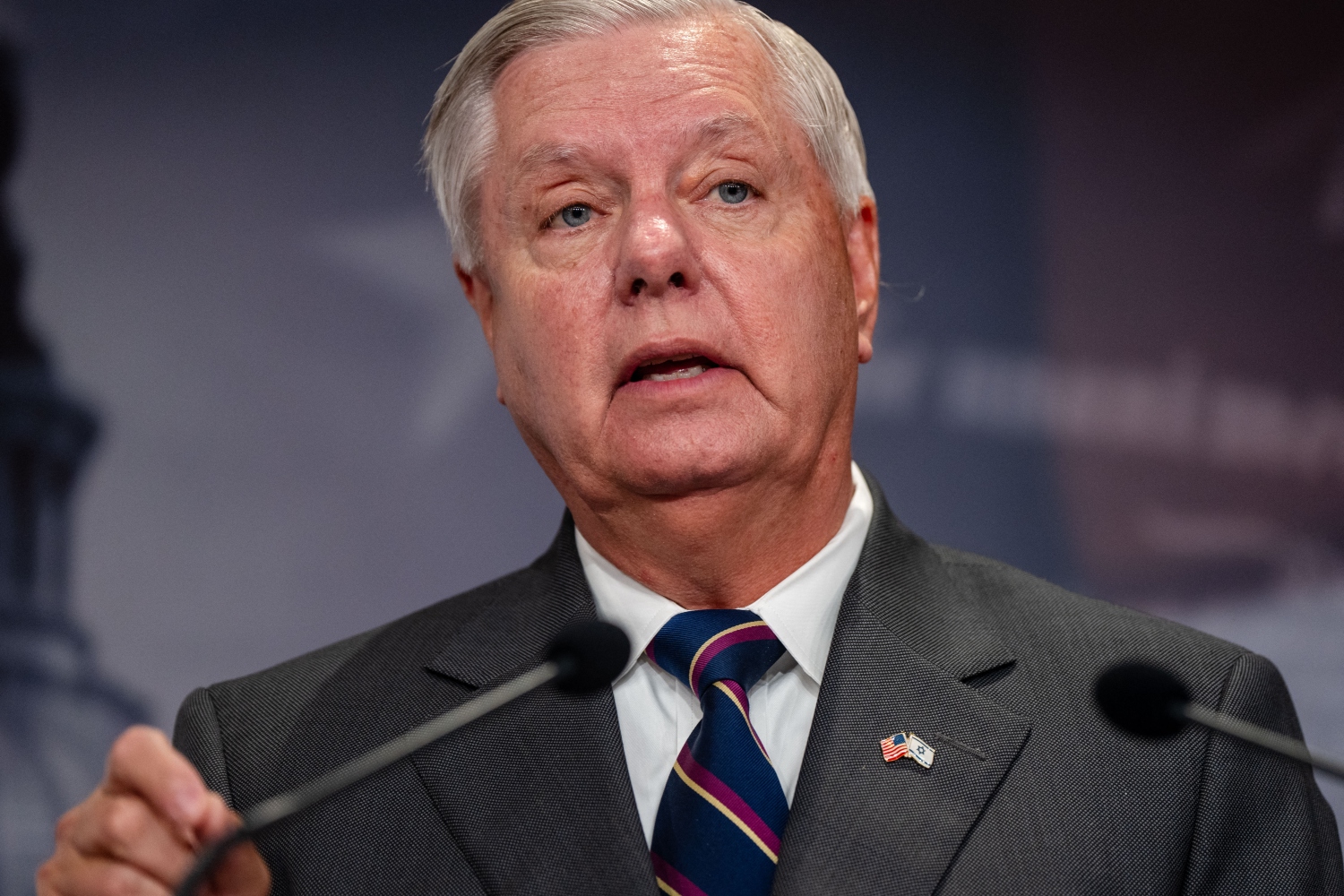 Lindsey Graham threatened America’s allies that the US would crush their economies if they cooperated with the ICC’s ruling -AFP