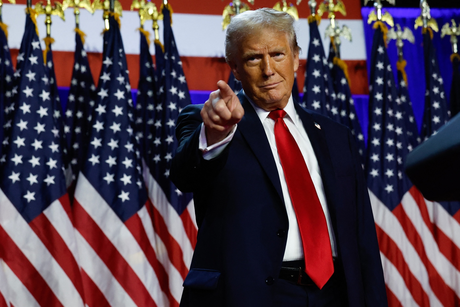 Trump in power is likely to magnify and further inflame the stark divide between two Americas (File/AFP)