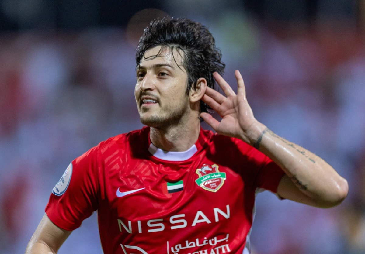 Sardar Azmoun has played a starring role in taking Shabab Al-Ahli to the top of the UAE Pro League (X/@Shabab_AlAhliFC)