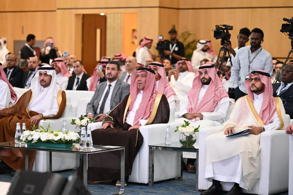 Deputy Minister of Municipalities and Housing Ehab Ghazi Al-Hashani inaugurated the 34th Saudi Build Exhibition in Riyadh. (Supplied)