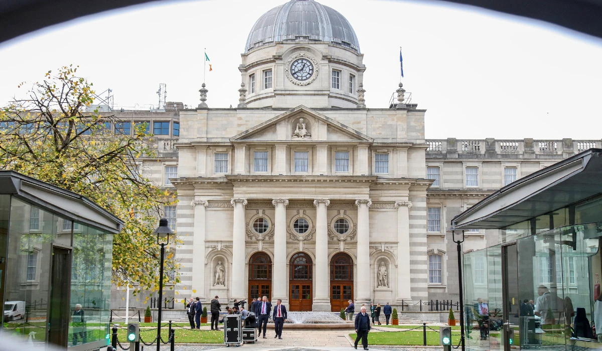 Government Buildings in Dublin are pictured on October 10, 2023. (AFP file photo)