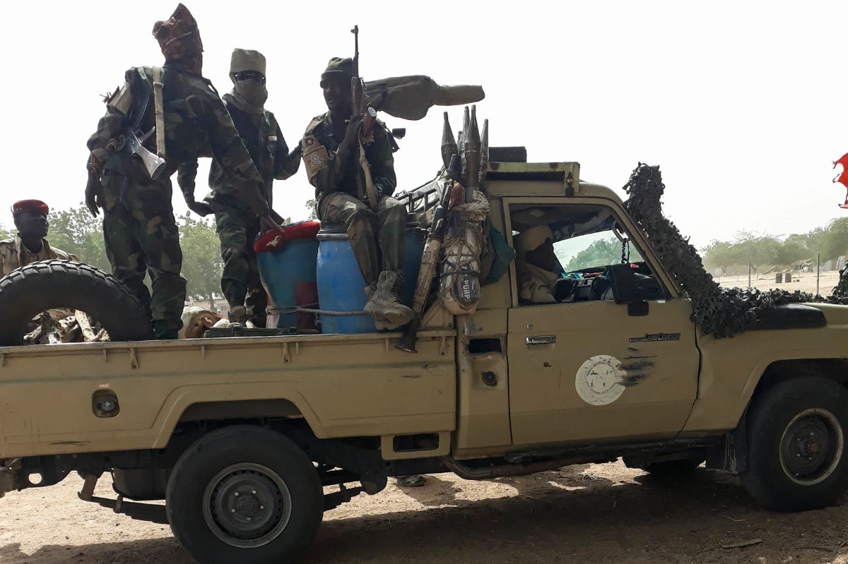 This photo taken on January 3, 2020, shows weary Chad army soldiers returning to N'Djamena after a months-long mission fighting Boko Haram extremist insurgents in neighboring Nigeria. (AFP/File)