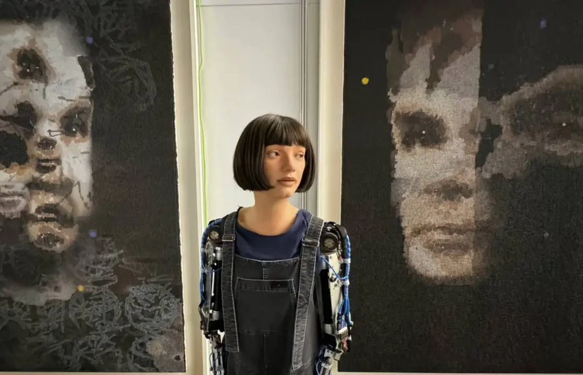 First artwork by humanoid robot sells for $1.3 million