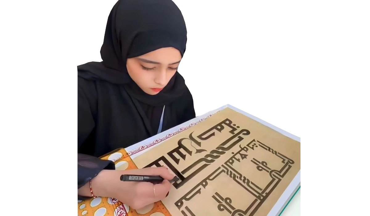 Meet Reman Assere, Saudi Arabia’s youngest Arabic calligraphy instructor
