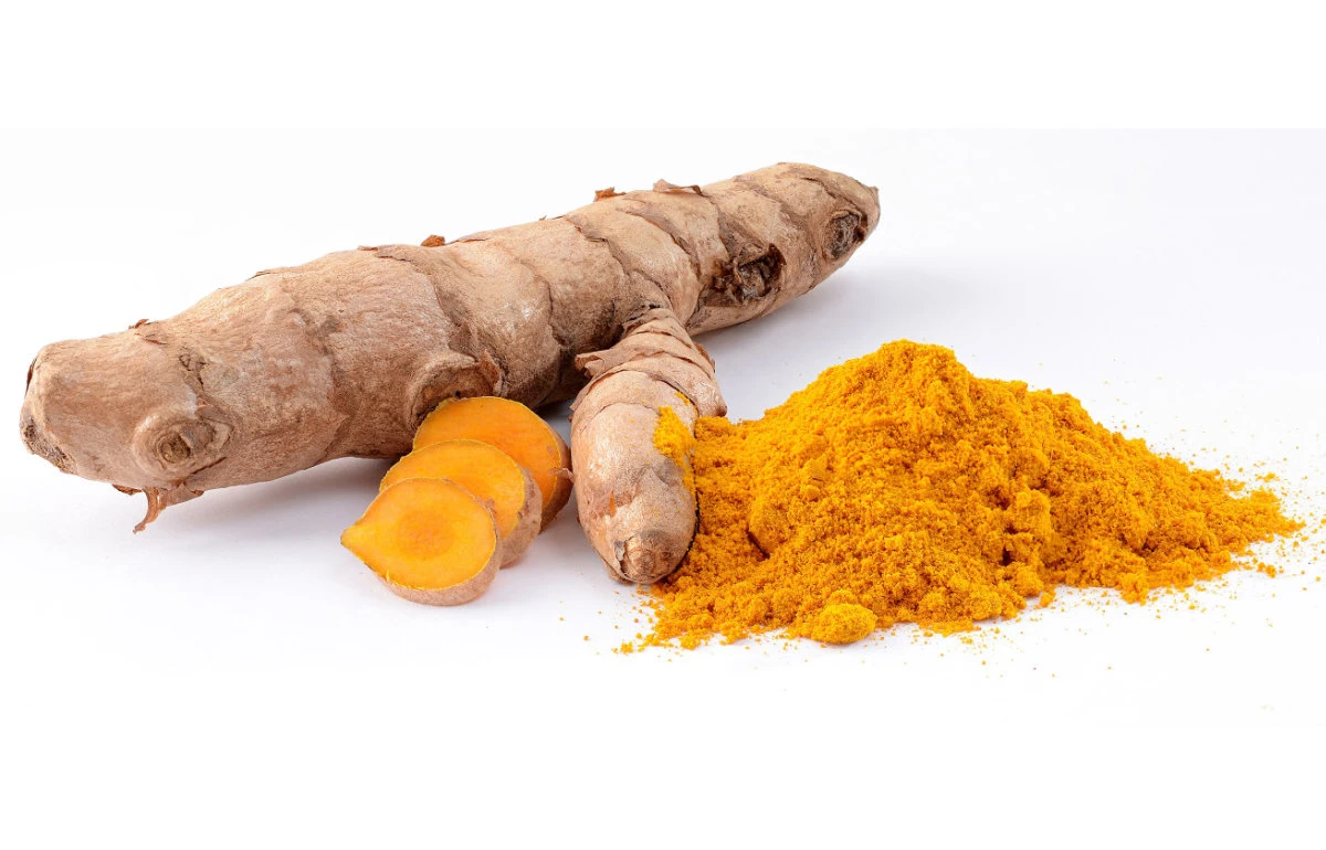 urmeric fresh rhizome and powder. (Simon A. Eugster/Wikimedia Commons)