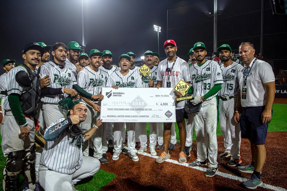 Pakistan goes undefeated to claim inaugural Baseball United Arab Classic Championship