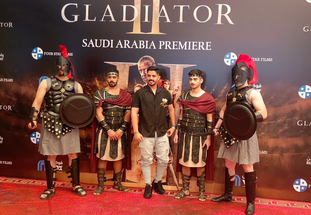 Premiere of Gladiator II on Nov 12 at VOX Cinemas, Roshn Front, Riyadh. (AN photo Rashid Hassan)
