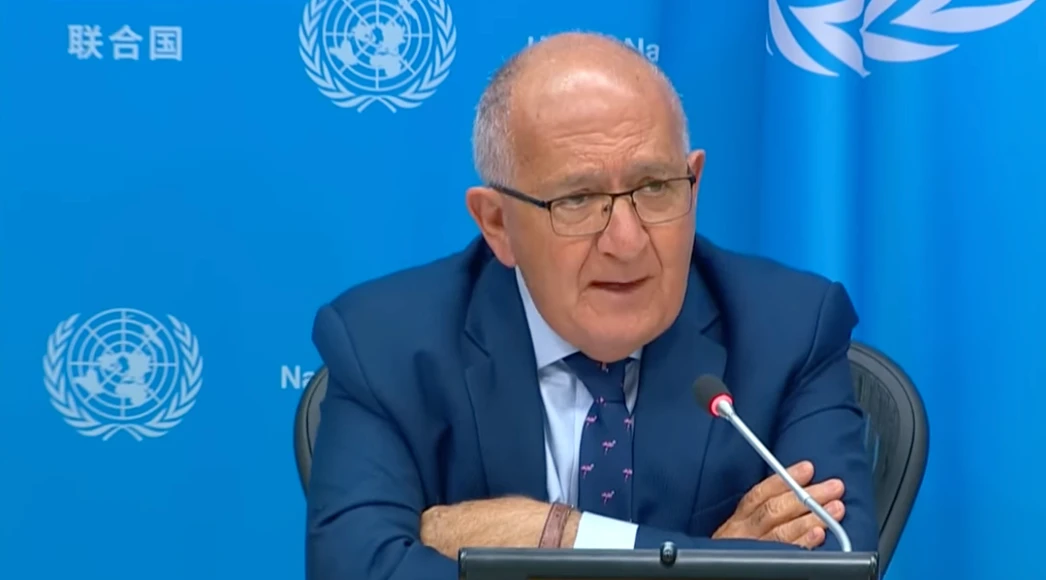 Speaking at the UN headquarters in New York, Chris Sidoti said ongoing violence was planting seeds for future hostilities and emphasized the disproportionate impact on children. (Screenshot/UNTV)