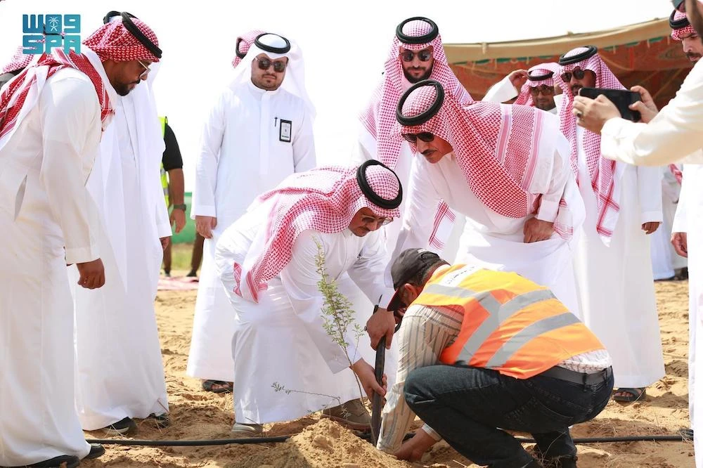 The National Center for Vegetation Cover Development and Combating Desertification has launched a project to restore Hali Wildlife Park in Al-Qunfudhah governorate, Makkah. (SPA)