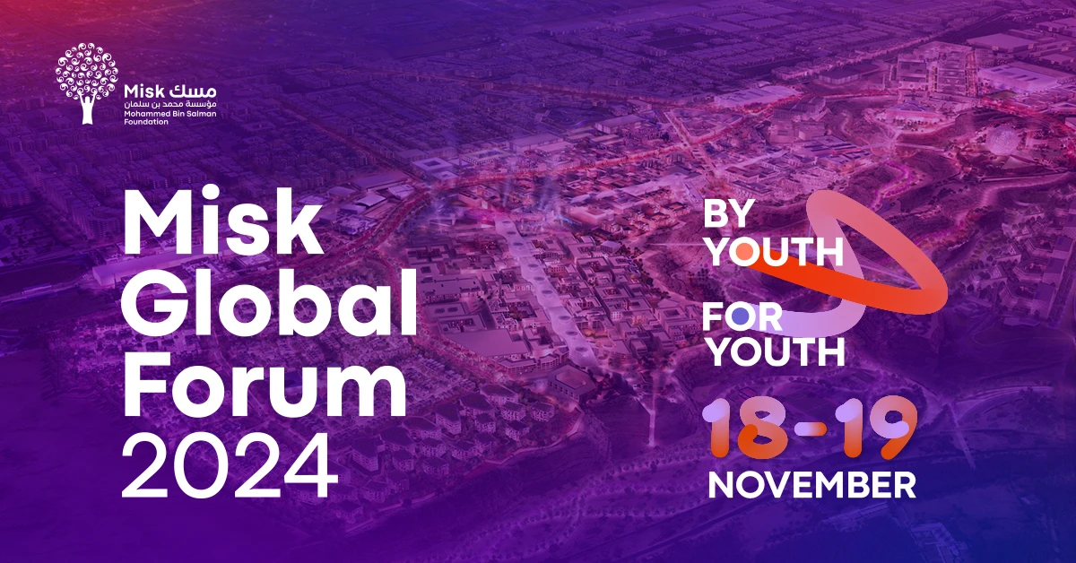 The eighth edition of the Misk Global Forum is set to take place at Mohammed bin Salman Nonprofit City on Nov. 18-19. (@Misk_Global)