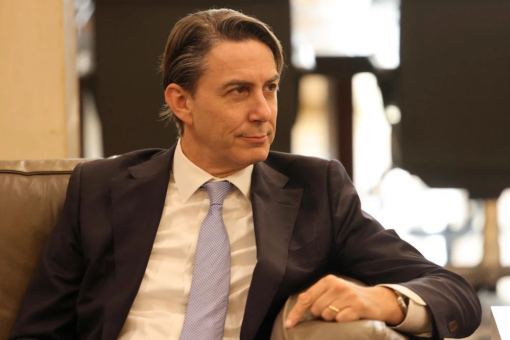 White House envoy to the Middle East Amos Hochstein is due in Lebanon on Tuesday. (File/AFP)