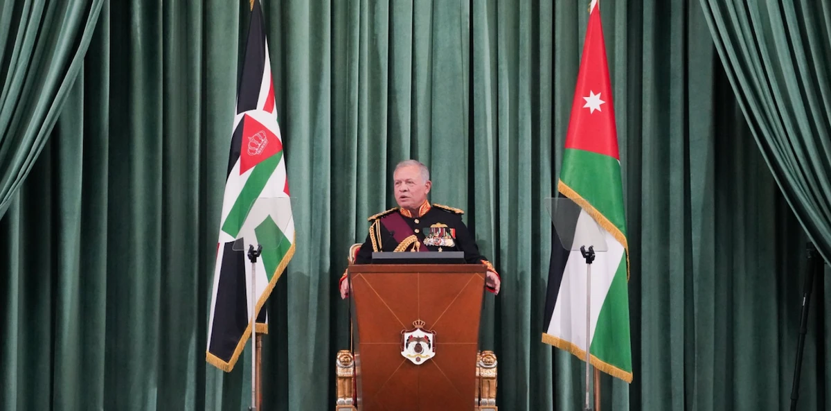 ‘Jordan stands firm against Israeli aggression on Gaza,’ King Abdullah says as he opens parliament