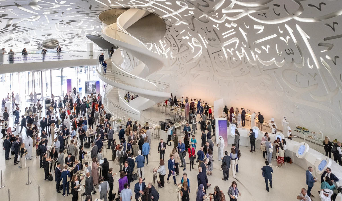 Dubai Future Forum this year features 150 speakers across 70 sessions and is being held at the iconic Museum of the Future. (AN Photo)