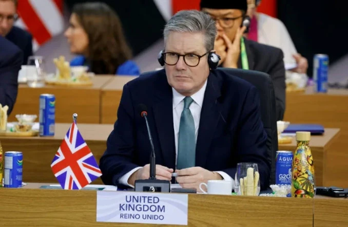British PM Keir Starmer on Monday said he would not “get into operational details” after Joe Biden gave Ukraine permission to use Western-supplied long-range missiles against Russia. (AFP)