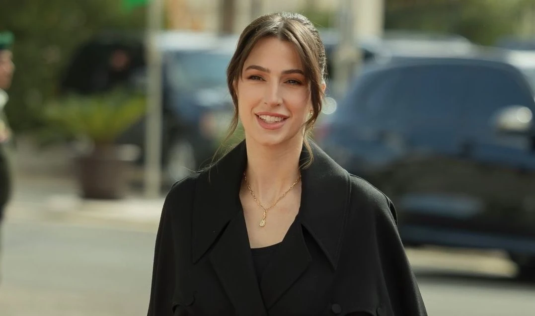 The royal showed off an elegant black ensemble for the occasion. (Instagram)
