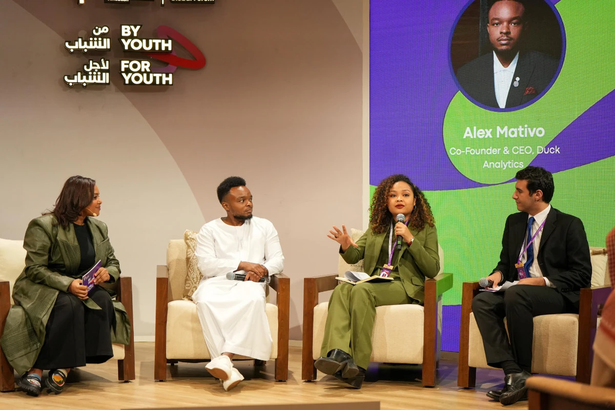 “A Circular Revolution” panel at Misk Global Forum in Riyadh. (AN photo by Huda Bashatah)