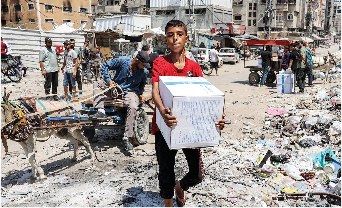 UNRWA provides health care services to half a million Palestinian refugees, covering 70-80 percent of needs in Gaza before the latest war erupted. (AFP)