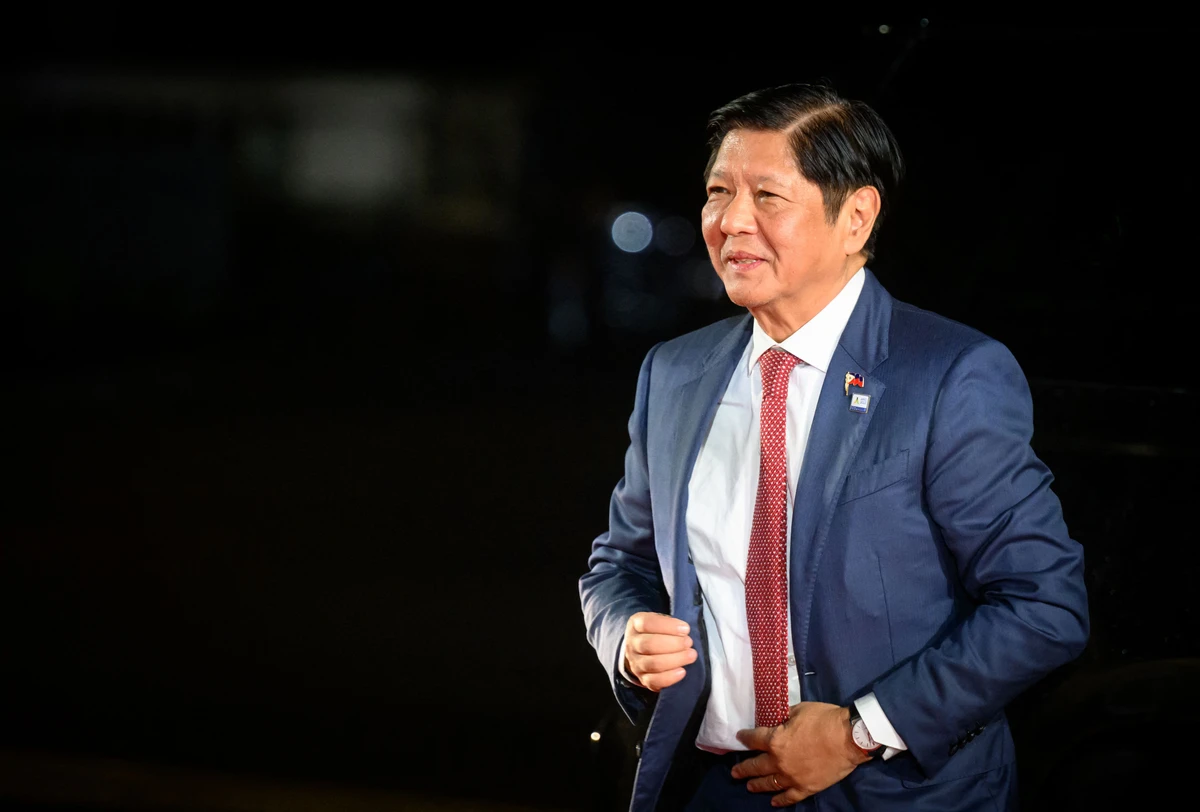 Philippines President Ferdinand Marcos Jr. arrives for an Asia-Pacific Economic Cooperation event in San Francisco, California, on Nov. 16, 2023. (AFP)