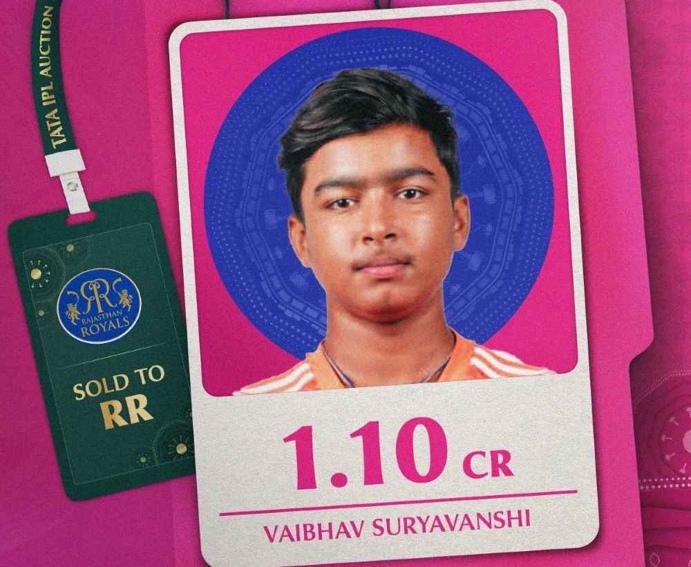 Jeddah’s IPL auction: Vaibhav Suryavanshi becomes youngest player ever to be sold