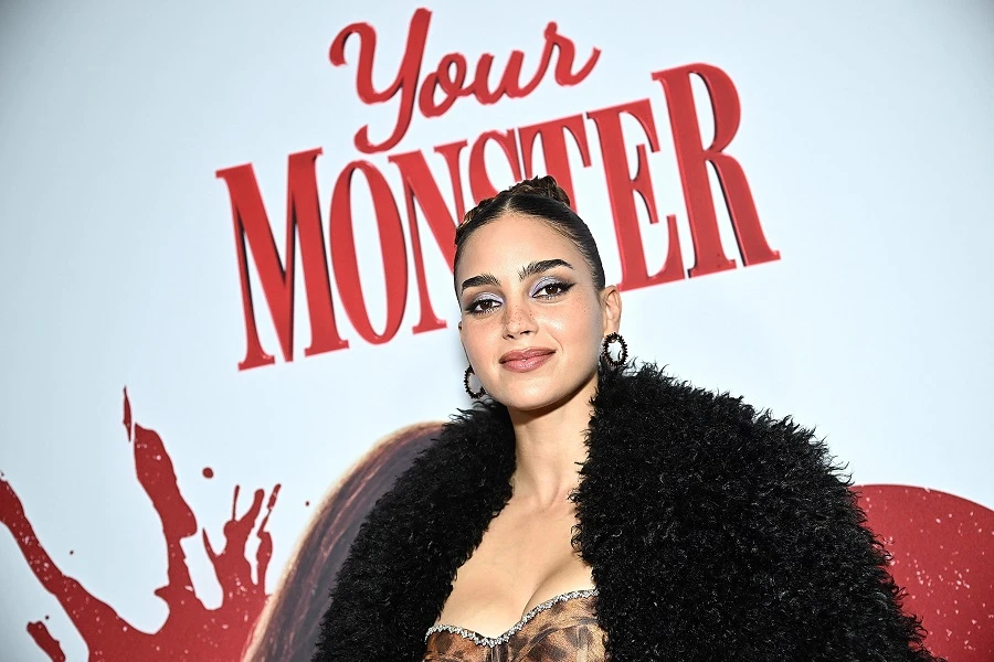 Mexican actress Melissa Barrera, who is currently promoting 'Your Monster,' opened up about Hollywood's reaction to her comments on the Israel-Palestine conflict. (AFP)