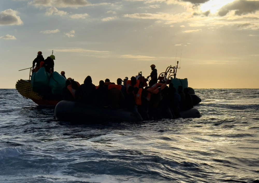 Rescue ship Ocean Viking on Tuesday pulled 48 mostly underage migrants from the Mediterranean off the Libyan, the aid group that operates the vessel said on Wednesday. (X/ @SOSMedSuisse)