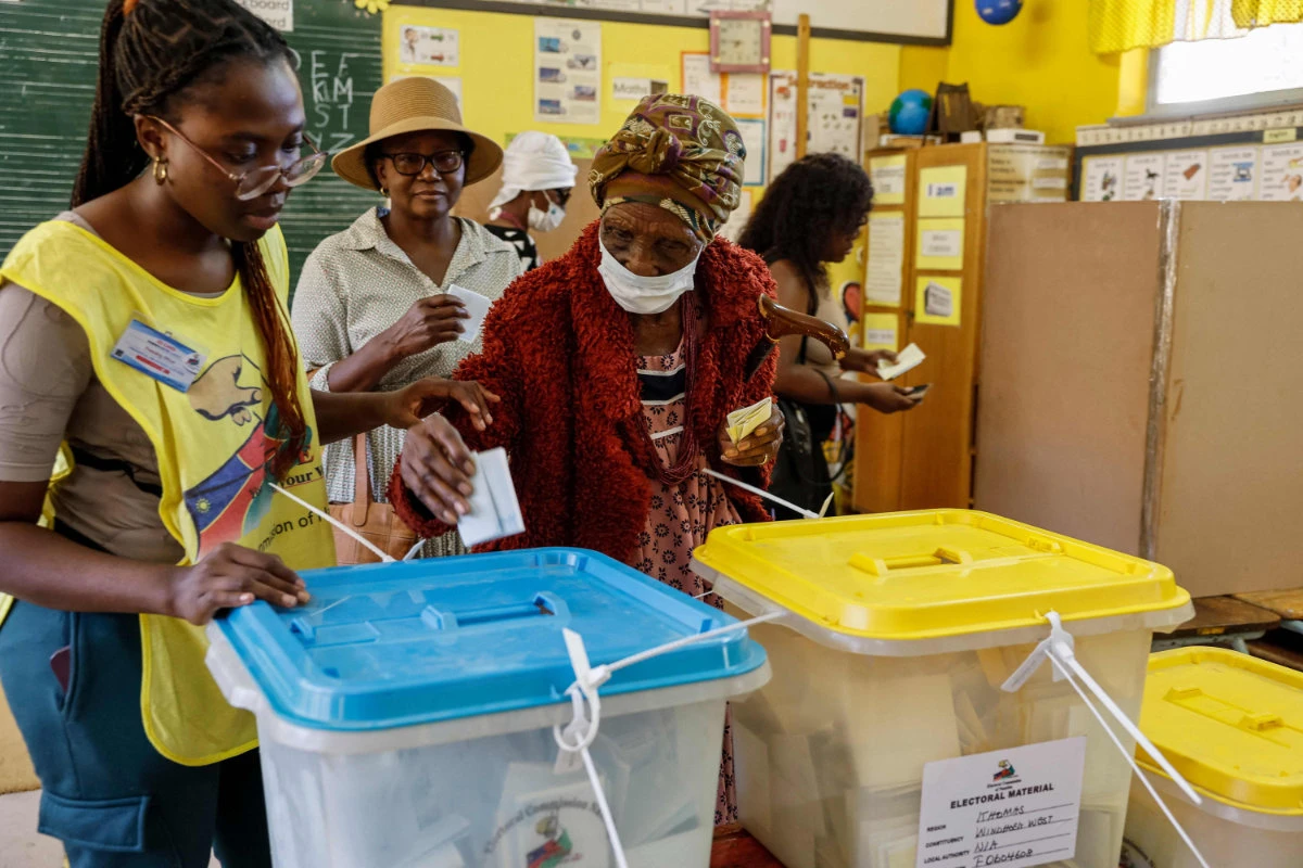 Thousands left queuing to vote in Namibia after scheduled polls close
