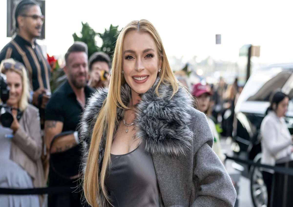Dubai-based Hollywood star Lindsay Lohan took to Instagram to thank fans after her latest festive film “Our Little Secret” became Netflix’s No. 1 streamed movie this week. (Getty Images)
